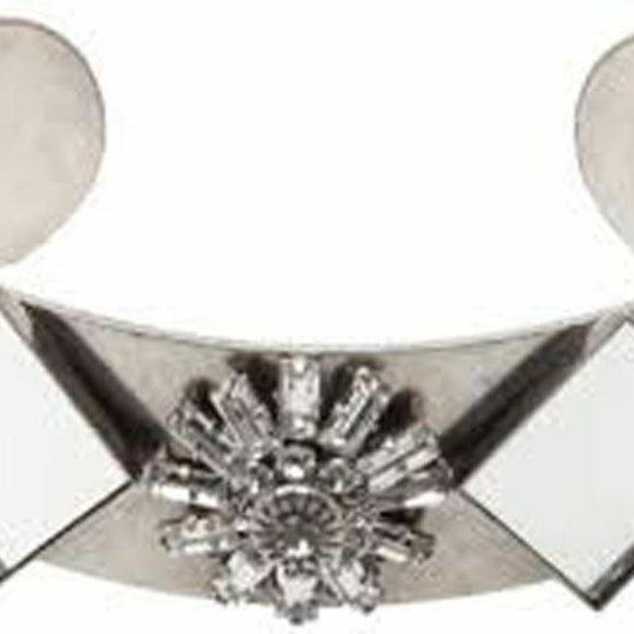 Dannijo Futuristic Mirrored Venice Cuff Bracelet